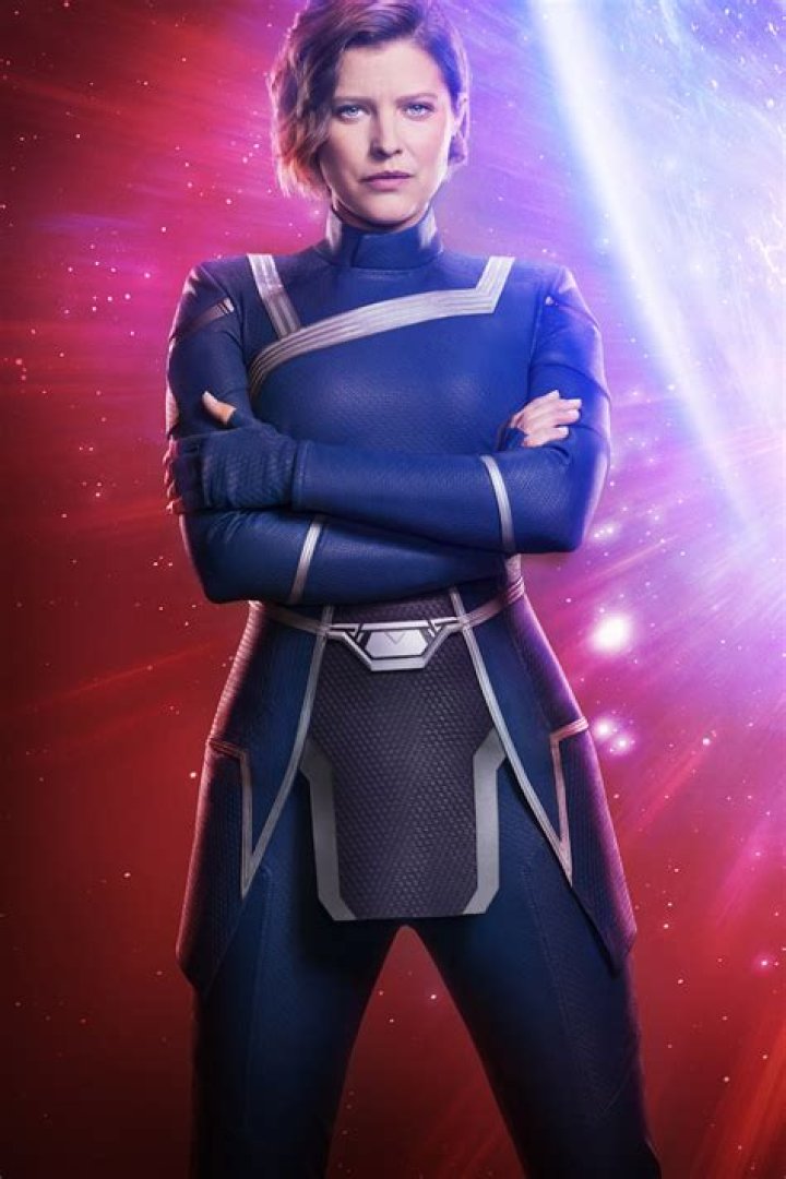 Arrow’s Audrey Marie Anderson Suits Up As Harbinger In New Crisis Photo