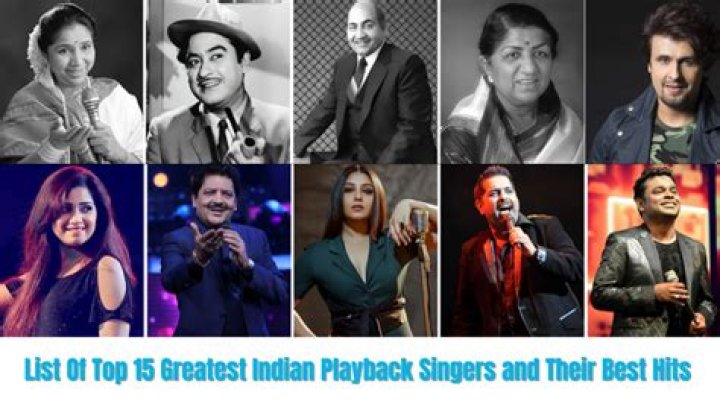 The Greatest Indian Playback Singers